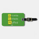 Gricelda
 Collado
 Muñoz  Luggage Tags