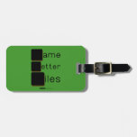 Game
 Letter
 Tiles  Luggage Tags