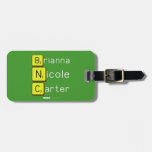 Brianna
 Nicole
 Carter  Luggage Tags