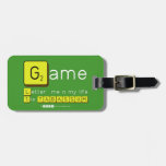Game
 Letter  me n my life
 Tile TABASSUM  Luggage Tags