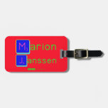 Marion
 Janssen  Luggage Tags