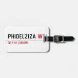 PHIDELZIZA  Luggage Tags