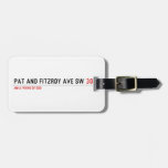 Pat and fitzroy Ave sw  Luggage Tags