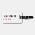 Sun Street   Luggage Tags