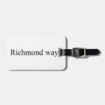 Richmond way  Luggage Tags