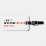 1-59-7  MIDORINO  Luggage Tags