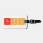 Neon  Luggage Tags