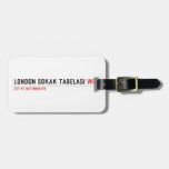 LONDON SOKAK TABELASI  Luggage Tags