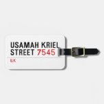 usamah kriel street  Luggage Tags