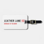 Leather Lane  Luggage Tags