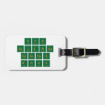 OPS
 Science
 Coaches
 ROCK  Luggage Tags