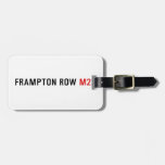 FRAMPTON ROW  Luggage Tags
