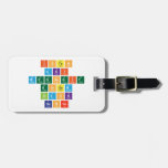 Isten
 aki 
 megsegit
  engem
 Bizok 
 benne  Luggage Tags
