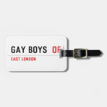 Gay boys   Luggage Tags