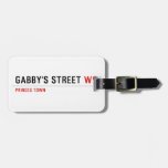 gabby's street  Luggage Tags