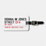 Donna M Jones STREET  Luggage Tags