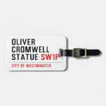 oliver cromwell statue  Luggage Tags