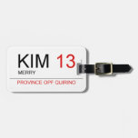 KIM  Luggage Tags