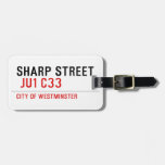 SHARP STREET   Luggage Tags