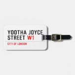 YOOTHA JOYCE Street  Luggage Tags