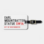 earl mountbatten statue  Luggage Tags
