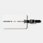 department of chemistry  Luggage Tags