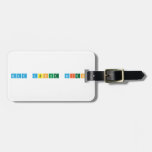 Mad about science  Luggage Tags