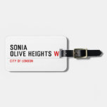 Sonia olive heights  Luggage Tags