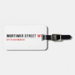 Mortimer Street  Luggage Tags