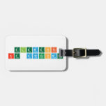 Elements
 are awesome  Luggage Tags