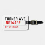 turner ave   Luggage Tags