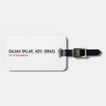 Daliah Sklar, Adv. Israel   Luggage Tags