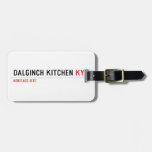 Dalginch Kitchen  Luggage Tags
