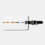 Kashif Chemistry Wizard  Luggage Tags