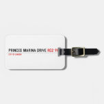 PRINCES MARINA DRIVE  Luggage Tags