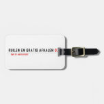 Ruilen en gratis afhalen  Luggage Tags