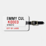 EMMY CUL   Luggage Tags