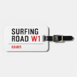 Surfing Road  Luggage Tags