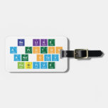 Be Like
 A Proton
 and Stay
 Positive  Luggage Tags