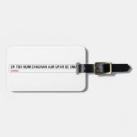 ek toh hum Chauhan Aur upar se Smart  Luggage Tags