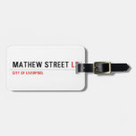 Mathew street  Luggage Tags