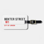 Boxter Street    Luggage Tags