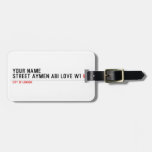 Your Name Street aymen abi love w1  Luggage Tags