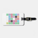 ABC|DEF
 .|GHIJK 
 .|LM.N|O 
 .PQRST
 UVWXYZ  Luggage Tags