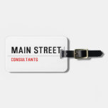 MAIN STREET  Luggage Tags