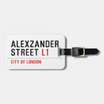 alexzander Street  Luggage Tags