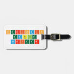 Pe|riodic
 t|a|b|l|e
 Writ|e|r  Luggage Tags