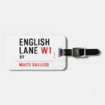 English Lane  Luggage Tags