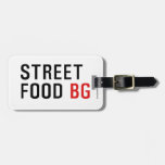 Street Food  Luggage Tags