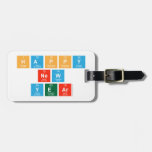Happy
 New
 Year  Luggage Tags
